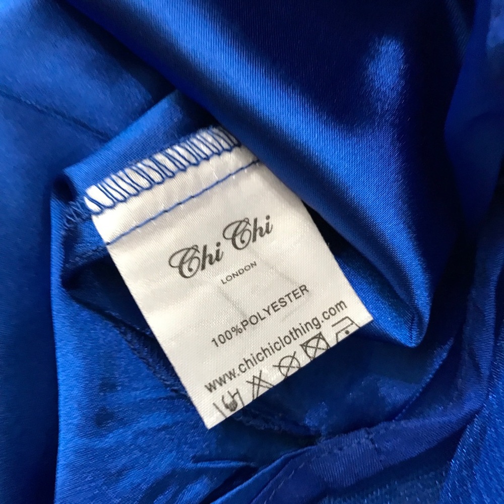 Tulle Sleeveless Mini Dress Blue Tutu Dress Pit to Pit 15.5โ - Picture 9 of 14